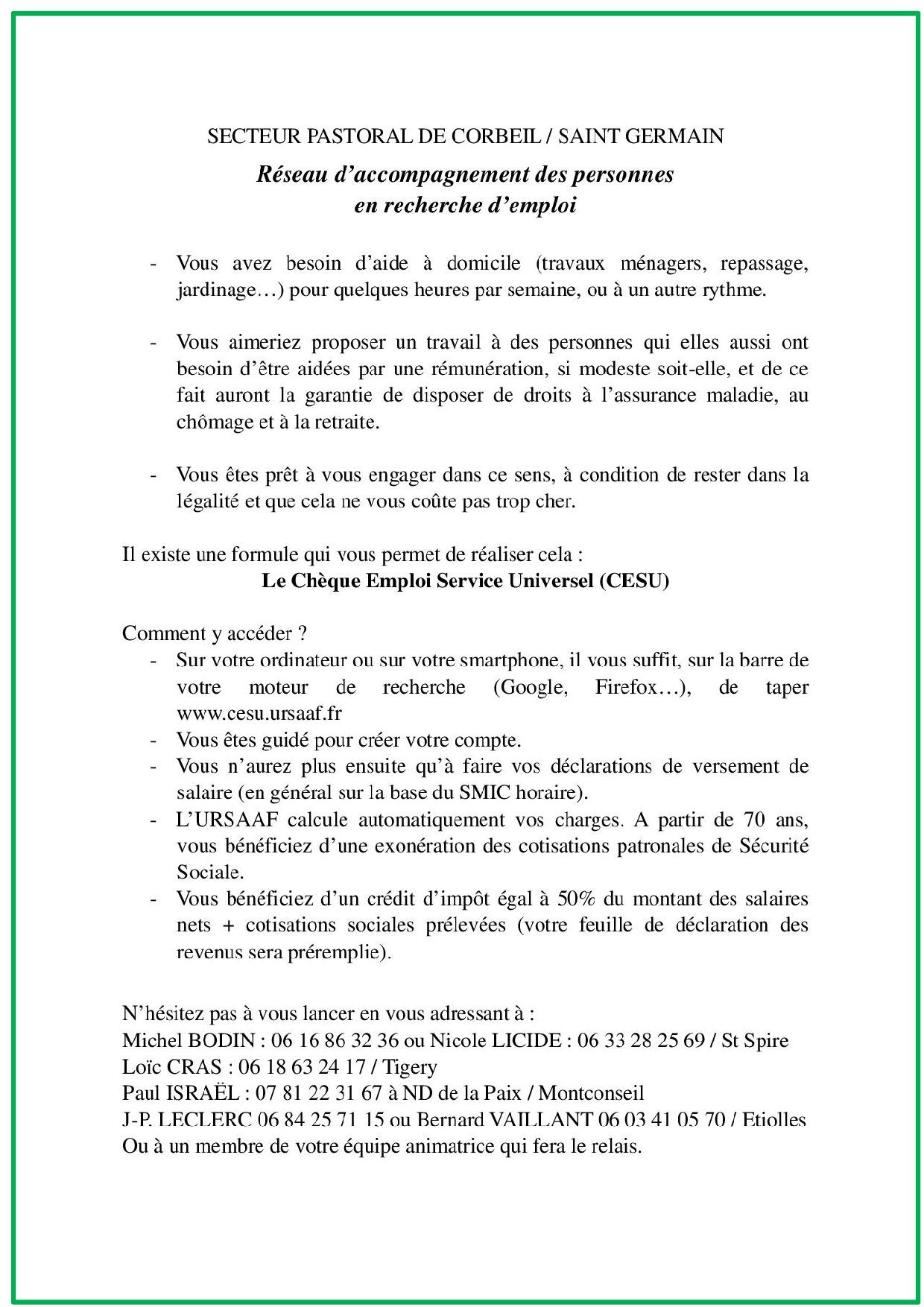 Affiche CESU